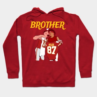 Patrick mahomes 15 x Travis KELCE 87 -Brother Hoodie